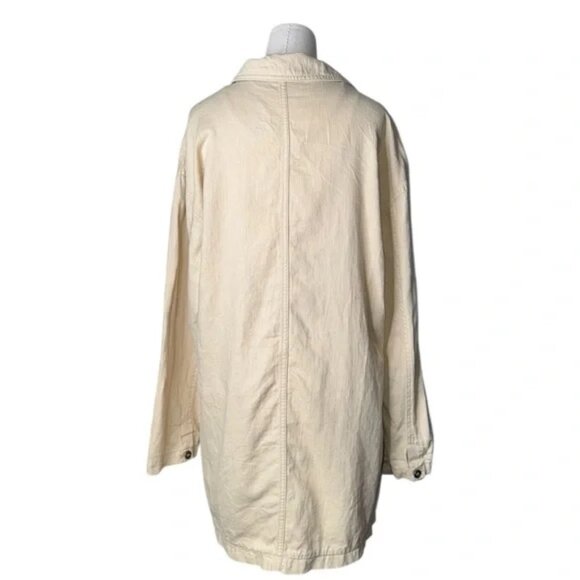 PILCRO - Oversized Linen Blend Blazer in Beige - Picture 3 of 12